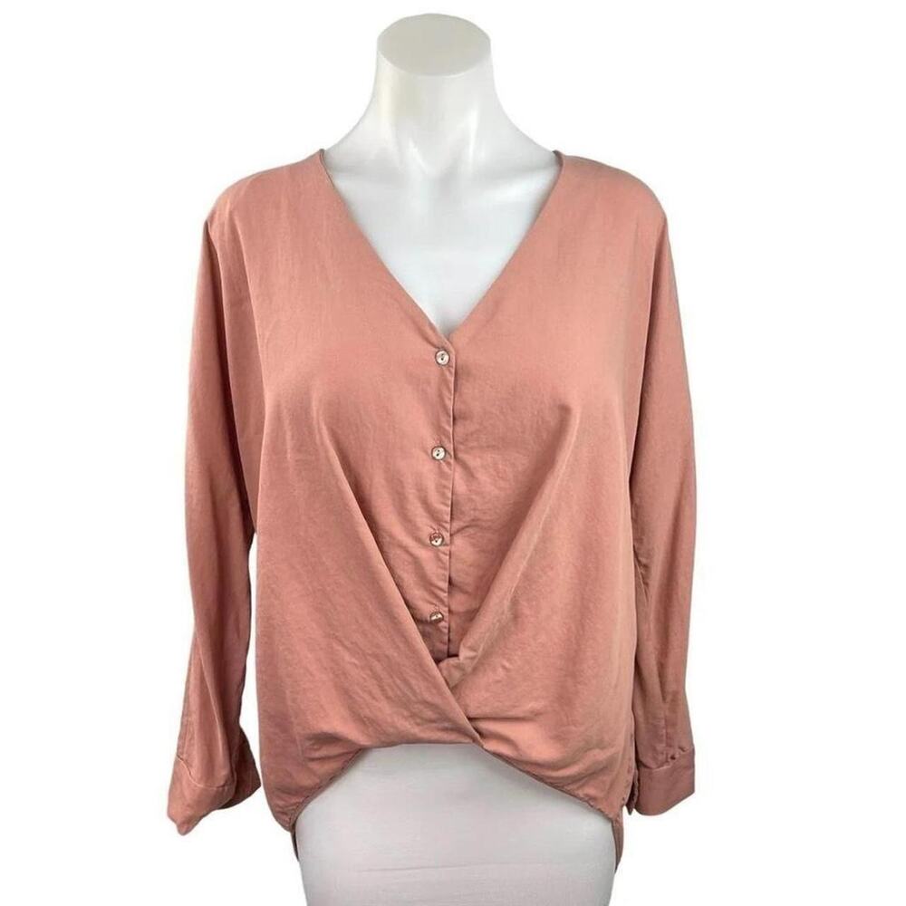 Burgundy zara trf collection blouse